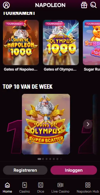 Bonussen beschikbaar KING CASINO
