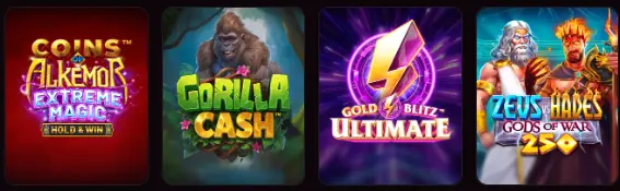 Soorten gokkasten KING CASINO
